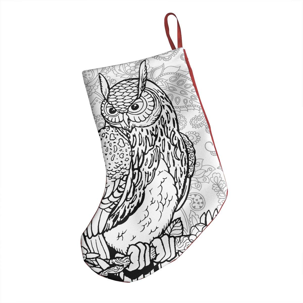1200x1200 Qweasp Owl In The Branch Funny Socks Christmas