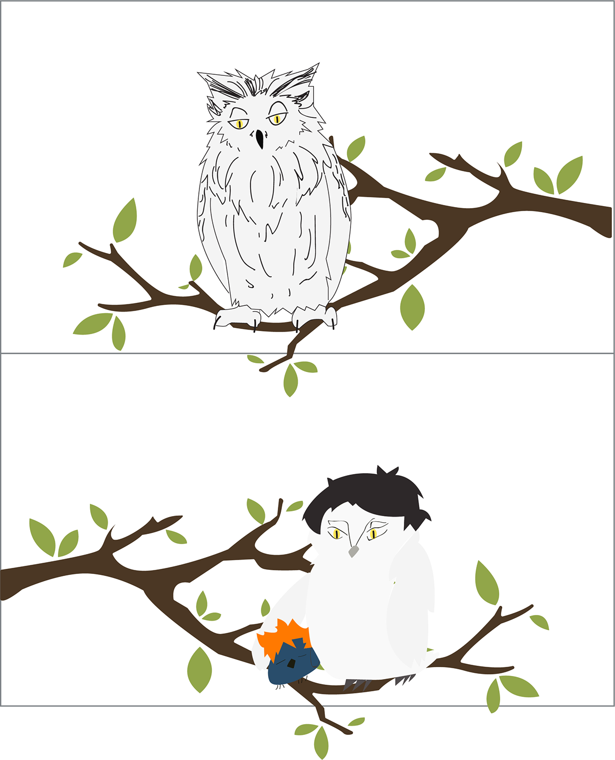 1200x1483 Owl Digital Drawing On Behance