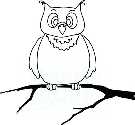 470x433 Owl Drawing Outline At Free For Personal Use Cute Sitting