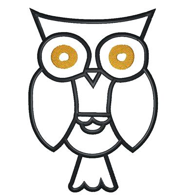 359x400 Owl Outline Drawing Snowy Owl Outline Drawing