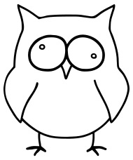 190x228 Owl Outline Drawing Iphone Case Spreadshirt