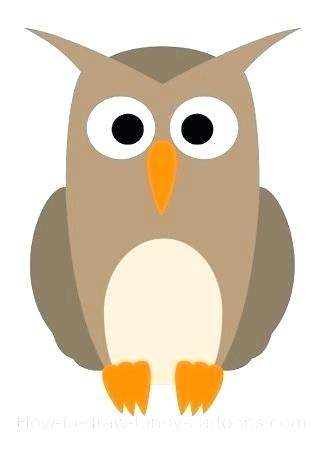 325x453 Outline Of An Owl Drawing An Owl Cartoon Lets Start Drawing First