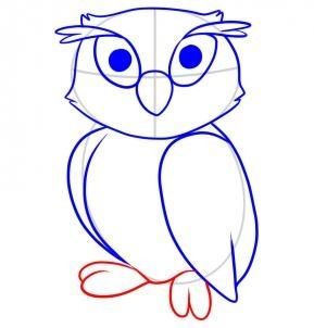 289x302 Draw An Owl Drawing Drawings, Owl And Owl Kids