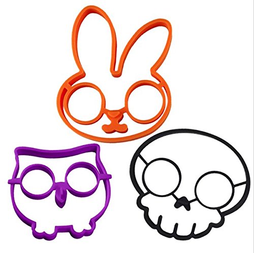 500x499 Rabbit Owl Skull Silicone Egg Mold Ring Cooking