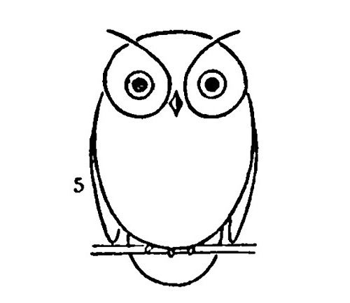 500x433 Easy Owl Clipart Collection
