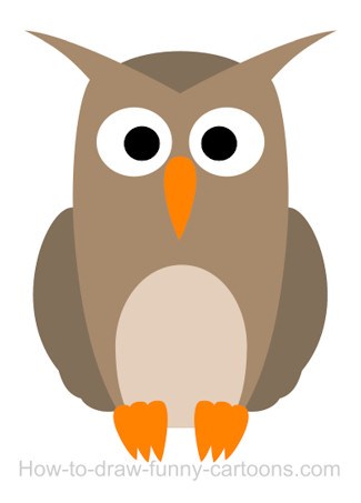 Owl Wings Drawing | Free download on ClipArtMag