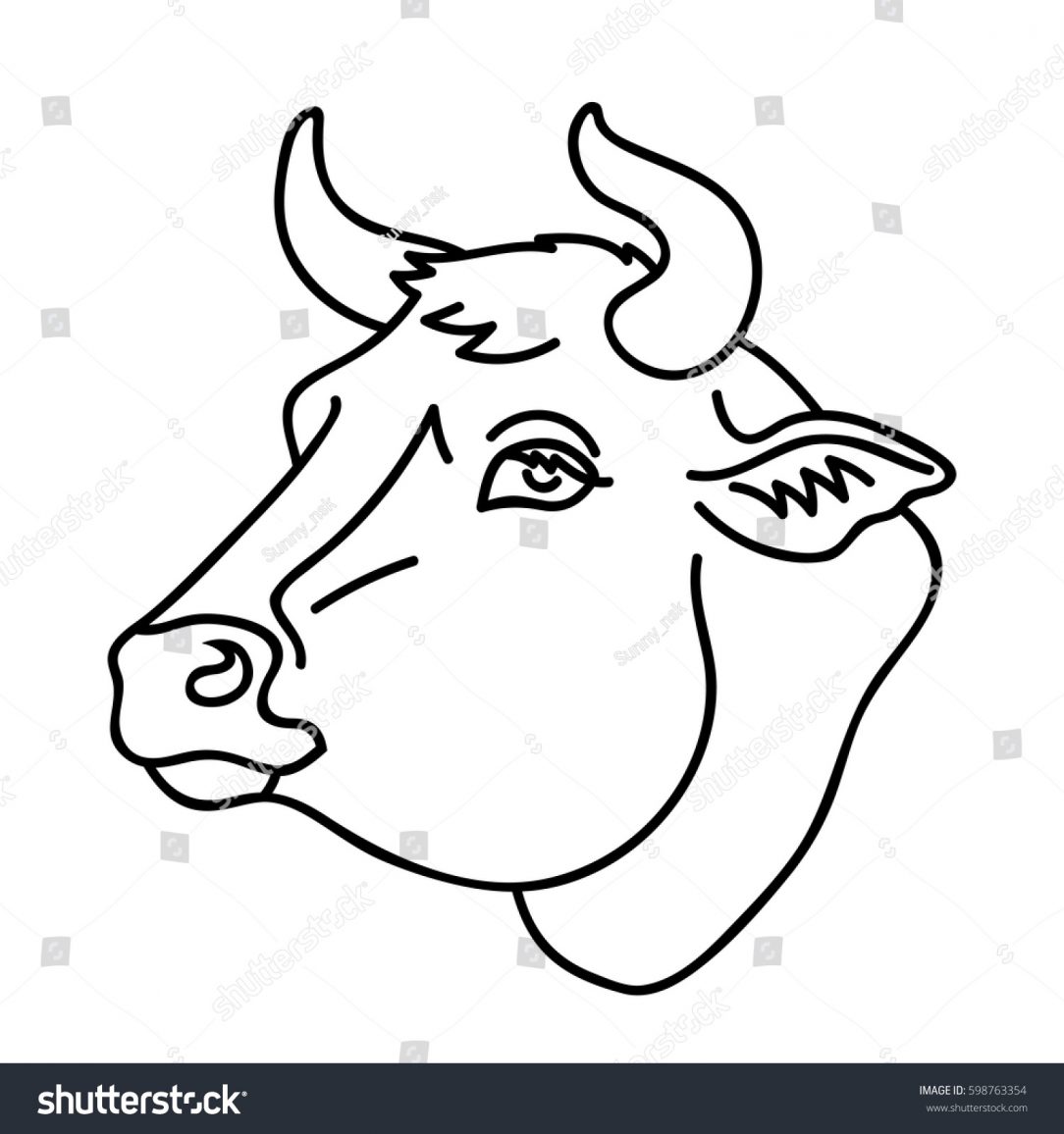1084x1156 Cute Cow Face Drawing Clipart A Baby Jersey Side Ajedrezdeen