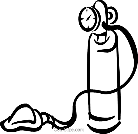 480x465 Oxygen Equipment Royalty Free Vector Clip Art Illustration