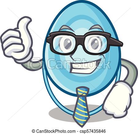 450x438 Businessman Oxygen Mask Character Cartoon Vector Illustration