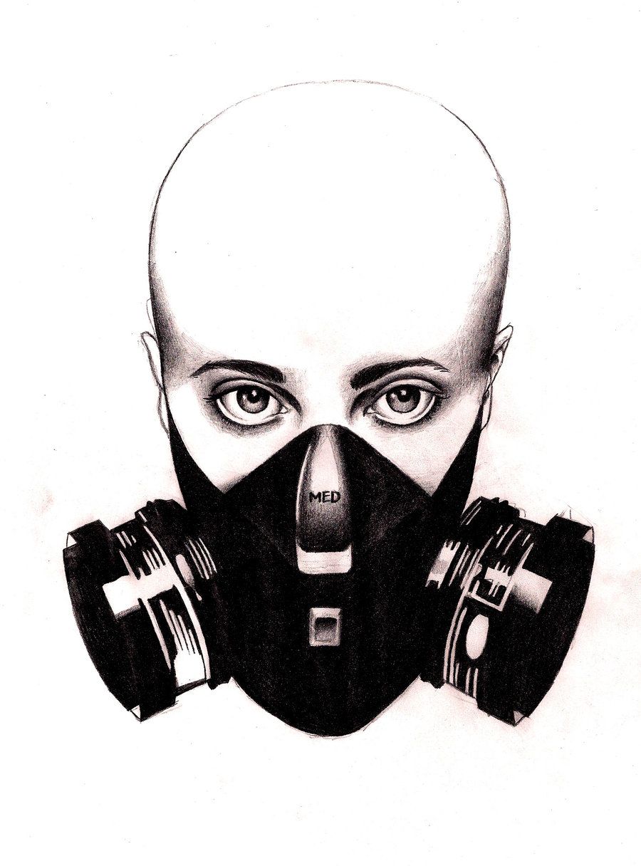 900x1216 Gas Mask