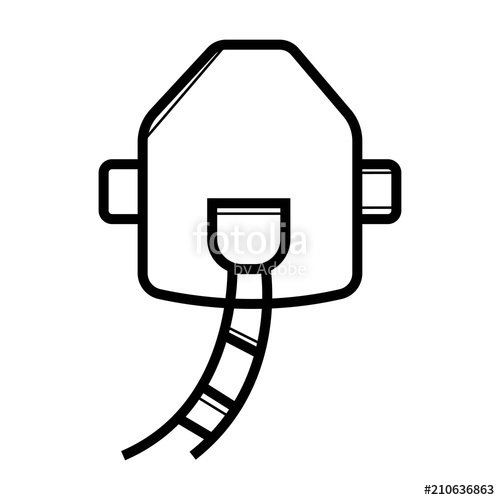 500x500 Oxygen Mask Icon, Vector Stock Image And Royalty Free Vector