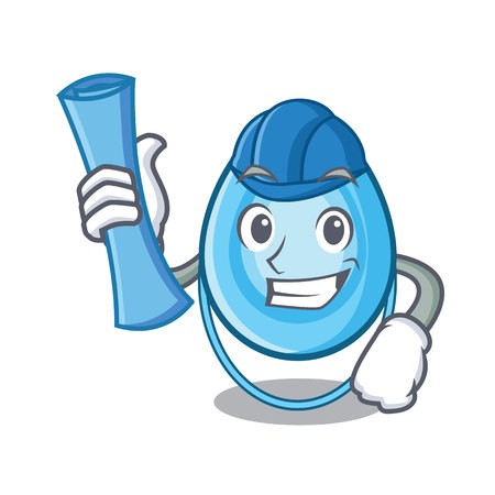 450x450 Artist Oxygen Mask Character Cartoon Vector Illustration Royalty