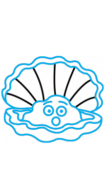 215x382 Collection Of Free Oyster Drawing Cartoon Download On Ui Ex