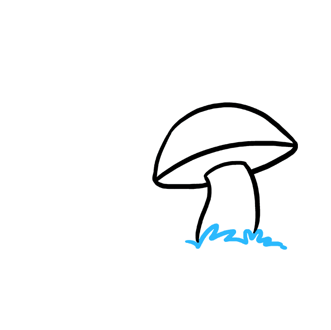 680x678 How To Draw A Mushroom