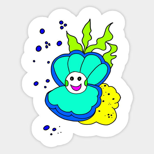 630x630 Hand Drawn Oyster With Pearl