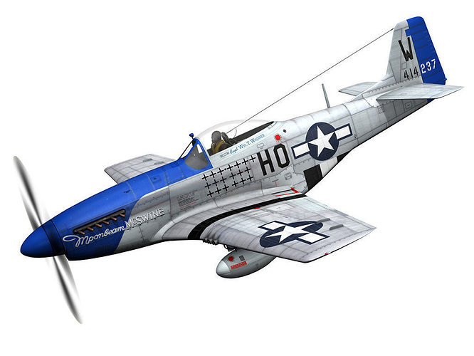 666x500 North American P Mustang