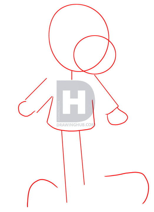 523x720 How To Draw Phoncible P, Phoney Bone From Bone, Step