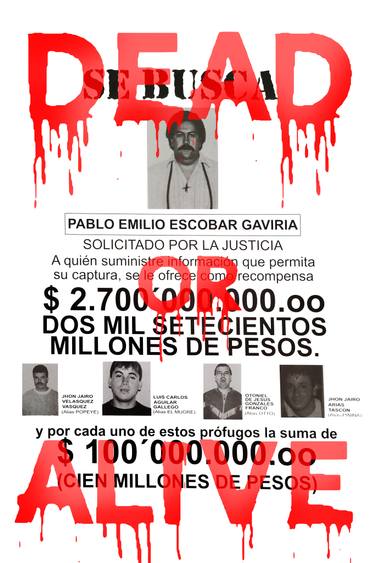 375x563 Pablo Escobar`s Wanted