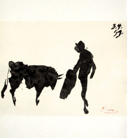 440x480 Picasso's Bullfight Set