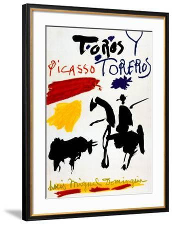 347x450 Bull With Bullfighter Art Print