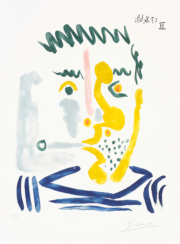 628x850 pablo picasso, pablo picasso fumeur barbu