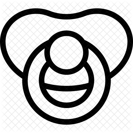 512x512 Collection Of Free Pacifier Drawing Doodle Download On Ui Ex