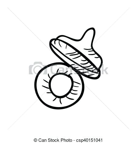 450x470 How To Draw Baby Stuff Baby Pacifier Doodle Easy To Draw Baby