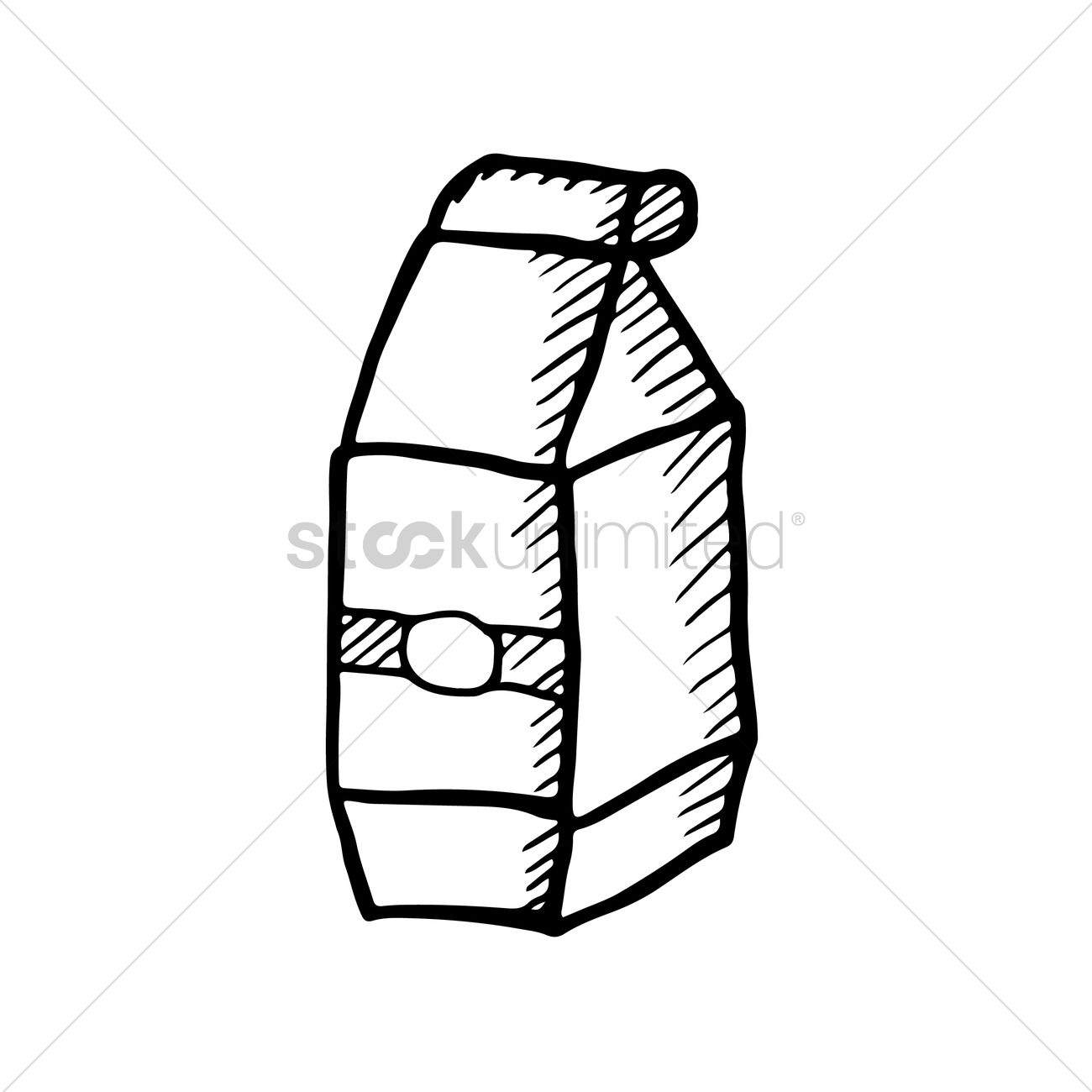 1300x1300 Paper Package Vector Image