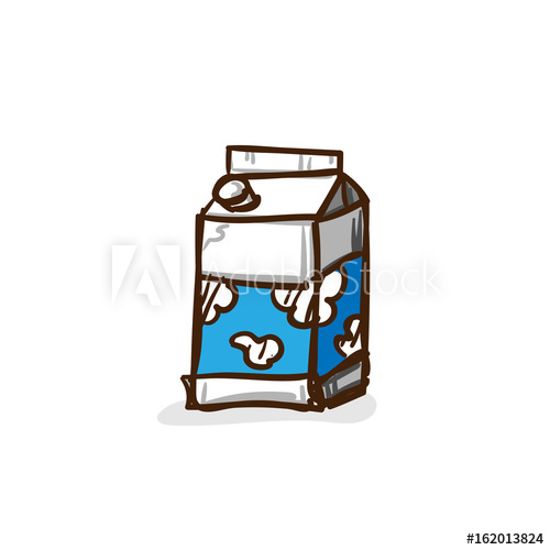 500x500 Milk Package Drawing Graphic Object Food