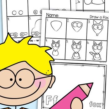 350x350 Alphabet Directed Drawing