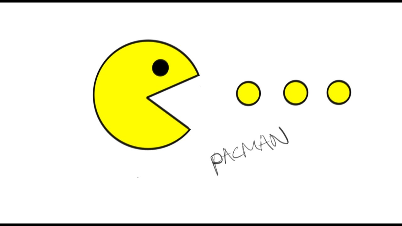 1280x720 How To Draw Pacman