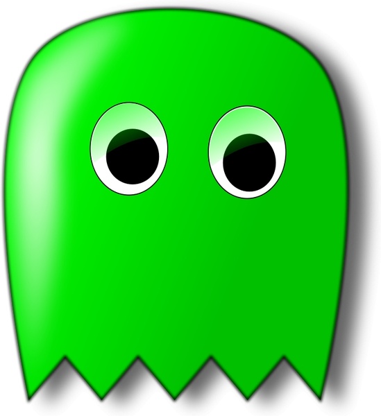 549x600 Pacman Ghost Free Vector In Open Office Drawing