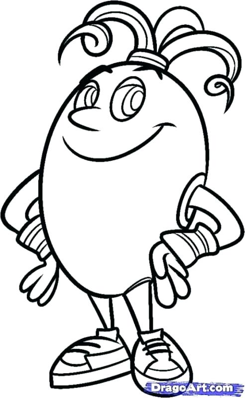 492x800 Pacman Ghost Coloring Pages