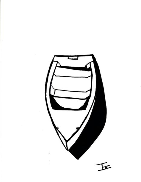 466x600 Paddle Boat Drawings Fine Art America