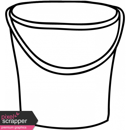 456x456 Bucket Doodle Template Graphic