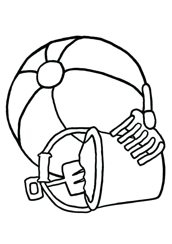 595x842 Sand Bucket And Shovel Coloring