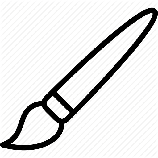 512x512 Art, Brush, Drawing, Graphic, Paint, Painting, Tool Icon