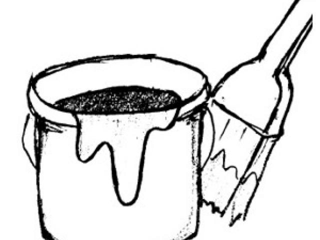 640x480 Paint Brush Clipart Paint Can