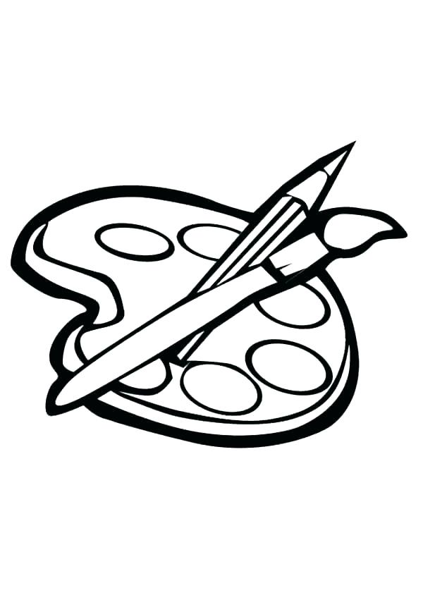 600x851 Paint Palette Coloring