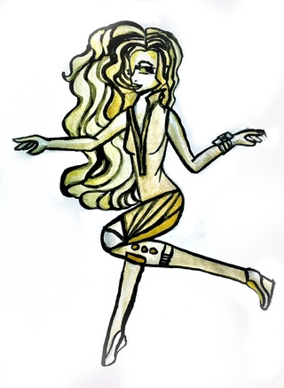 320x437 New Drawing Using A Paint Pallet I Got In My New Sketch Box