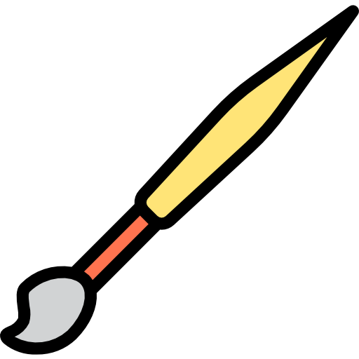 512x512 Collection Of Free Paintbrush Drawing Painter Pallet Download