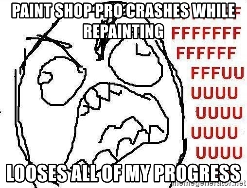 508x387 Paint Shop Pro Crashes While Repainting Looses All Of My Progress
