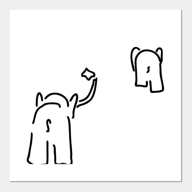 630x630 Farewell Of Pair Of Elephants