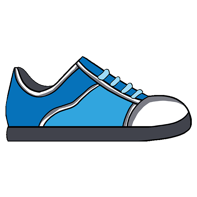 680x678 How To Draw A Shoe