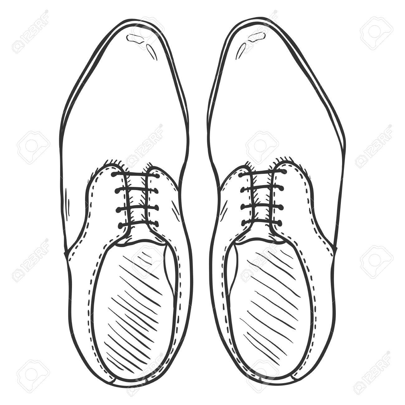 1300x1300 Pair Of Shoes Drawing
