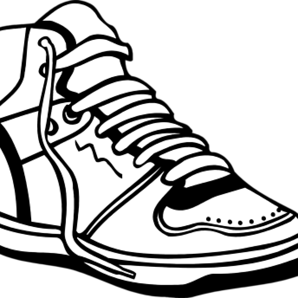 1024x1024 Collection Of Free Sneakers Drawing Pair Shoe Download On Ui Ex