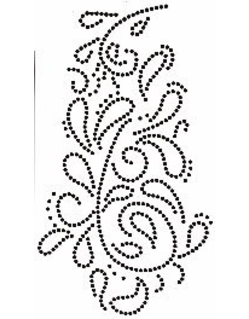 800x1024 Glitz Stencil Paisley