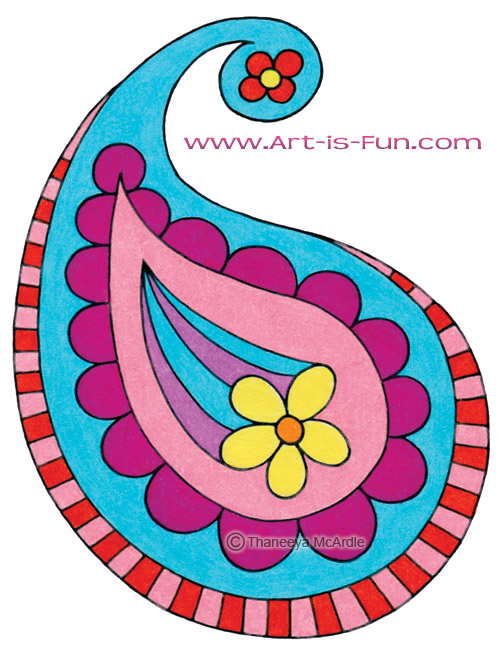500x650 How To Draw Paisley A Fun Easy Step