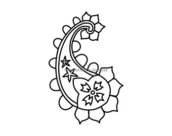 340x270 Paisley Clipart Etsy