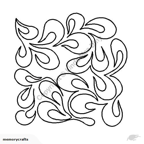 500x500 Quilting Stencil